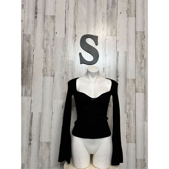 H&M black blouse size small - Picture 1 of 6